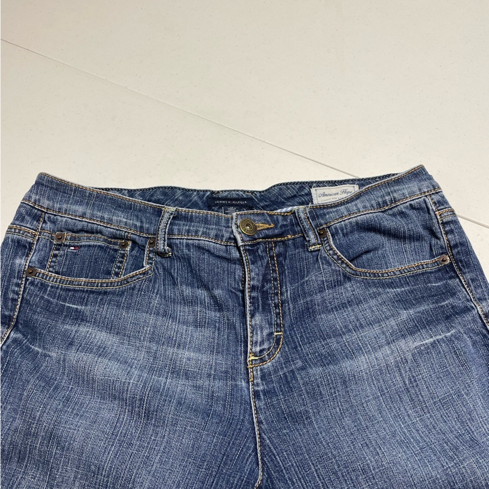 Tommy Hilfiger Boot Cut American Hope Classic Rise & Boot Cut Size 12 Blue Jeans - Picture 2 of 9